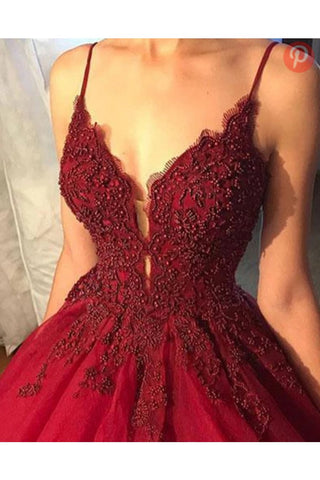 Vestidos de baile una línea de tul con la blusa rebordear